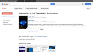 
                            11. Windows Server 2016: Essentials for Administration