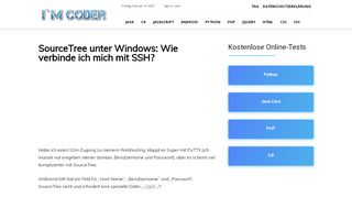 
                            7. windows - SourceTree unter Windows: Wie verbinde ich mich mit SSH?