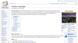 
                            11. Windows Spotlight - Wikipedia