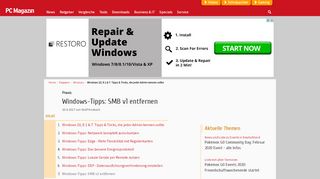
                            11. Windows-Tipps: SMB v1 entfernen - PC Magazin