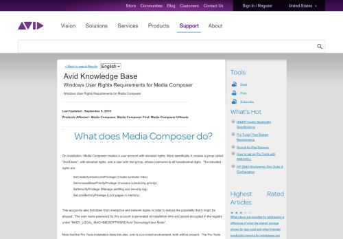 
                            11. Windows User Rights Requirements for Media Composer