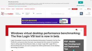 
                            9. Windows virtual desktop performance benchmarking: The free Login ...