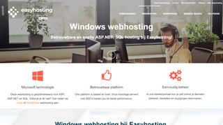 
                            8. Windows webhosting vergelijkingstabel | Easyhosting