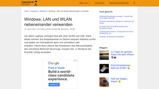 
                            5. Windows: WLAN und LAN automatisch verwenden | Tippscout.de