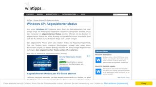 
                            3. Windows XP: Abgesicherter Modus | So geht's! - WinTipps.com