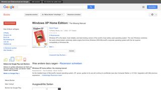 
                            9. Windows XP Home Edition: The Missing Manual