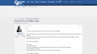 
                            11. Windows XP in VirtualBox hängt | ComputerBase Forum