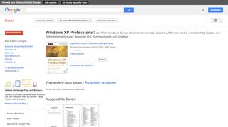 
                            9. Windows XP Professional: das Profi-Handbuch für den ...