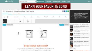 
                            6. Windows XP Startup Sound Easy - Piano Tutorial Chords - Chordify