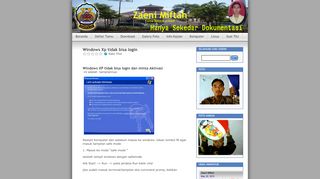 
                            11. Windows Xp tidak bisa login | Zaeni Miftah