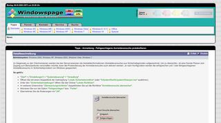 
                            4. Windowspage - Anmeldung - Fehlgeschlagene Anmeldeversuche ...