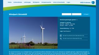 
                            4. Windpark Sönnebüll // WEB Andresen, Breklum, Windenergieberatung ...