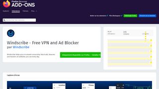 
                            10. Windscribe - Free VPN and Ad Blocker – Adoptez cette extension pour ...