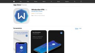 
                            6. Windscribe VPN on the App Store - iTunes - Apple