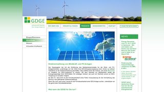 
                            7. Wind/Solar - GDGE liefert deutsches Know-how für die US ...