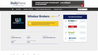 
                            8. Windsor Brokers Review – Forex Brokers Reviews & ...