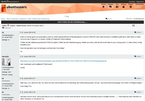 
                            2. Wine: Fehler bei der Initialisierung... ... › Programme › Ubuntu ...