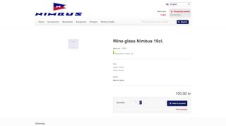 
                            12. Wine glass Nimbus 19cl. | Nimbus Boats