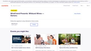 
                            11. WineFriend Presents: Wildcard Wines — Oamaru Tickets, Thu 28/02 ...