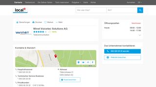 
                            6. Winet Voicetec Solutions AG in Dättwil AG - Adresse & Öffnungszeiten ...