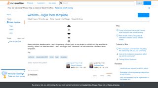
                            4. winform - login form template - Stack Overflow