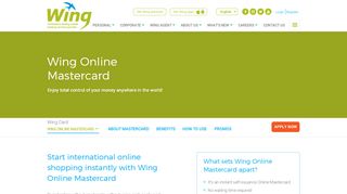 
                            12. Wing Online Mastercard | Personal | Wing