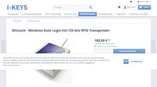 
                            8. WinLock - Windows Auto Login mit 125 khz RFID ... - I-KEYS