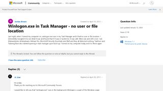 
                            9. Winlogon.exe in Task Manager - no user or file location ...