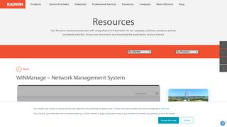 
                            3. WINManage - Network Management System | RADWIN