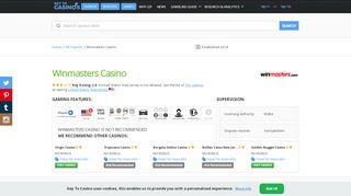 
                            6. Winmasters Casino: Login Details, Mobile Info, Tips – Keytocasino