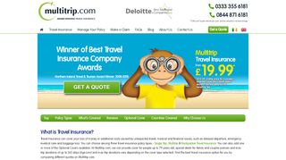 
                            2. Winner of 'Best Travel Insurance Company' Awards | Multitrip.com UK