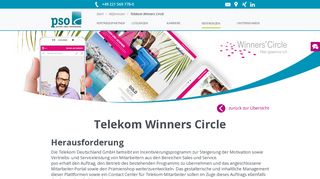 
                            4. Winners Circle - Incentivierungsprogramm für die Deutsche Telekom