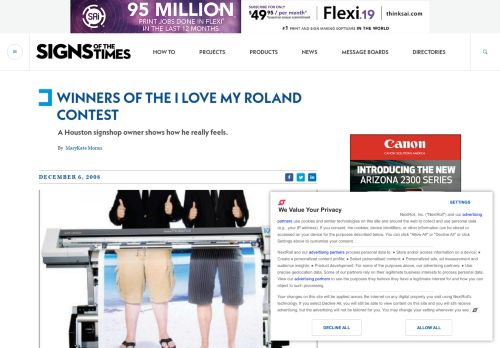 
                            12. Winners of the I Love My Roland Contest - Signs of the Times