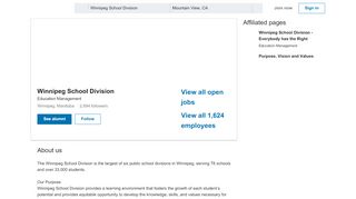 
                            5. Winnipeg School Division | LinkedIn