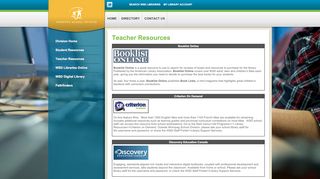 
                            6. Winnipeg School Division: Teacher Resources
