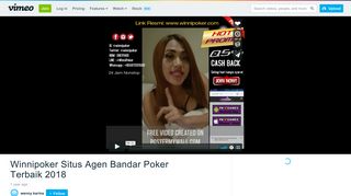 
                            12. Winnipoker Situs Agen Bandar Poker Terbaik 2018 on Vimeo