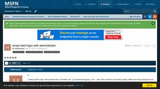 
                            1. winpe start login with administrator - Windows PE - MSFN