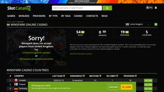 
                            11. Winspark online casino. Review and casino bonuses - SlotCatalog