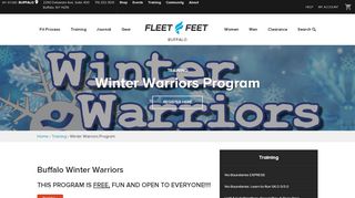 
                            9. Winter Warriors Program - Fleet Feet Buffalo