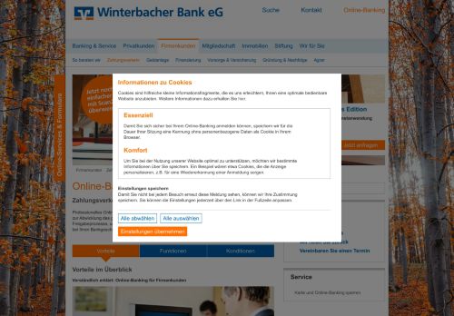 
                            4. Winterbacher Bank eG Online-Banking Firmenkunden