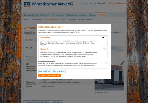 
                            9. Winterbacher Bank eG Winterbacher Bank eG