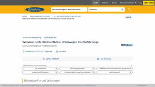 
                            3. ▷ WinValue GmbH Restwertbörse, Unfallwagen, Flottenfahrzeuge in ...