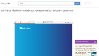 
                            11. WinValue MarktWerte Gebrauchtwagen einfach bequem bewerten - PDF