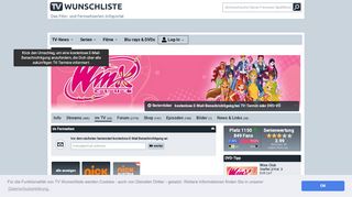 
                            10. Winx Club: Ausstrahlungsdaten, Programmvorschau, Wiederholung ...