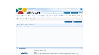 
                            4. Winxp Admin Autologin Deaktivieren - WinFuture-Forum.de