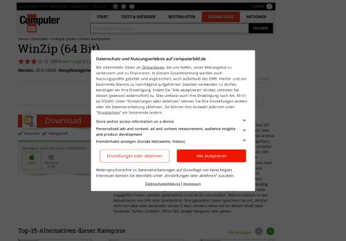 
                            5. WinZip (64 Bit) 23.0.13300 - Download - COMPUTER BILD