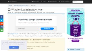 
                            8. Wippies Login: How to Access the Router Settings | RouterReset