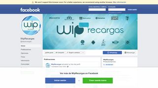 
                            13. WipRecargas - Inicio | Facebook