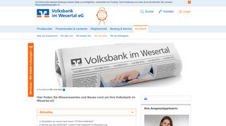 
                            12. Wir sind aktiv - Volksbank im Wesertal eG