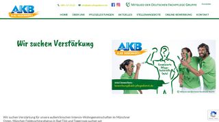 
                            5. Wir suchen Verstärkung - AKB Pflegedienst - AKB Elke Dodenhoff GmbH